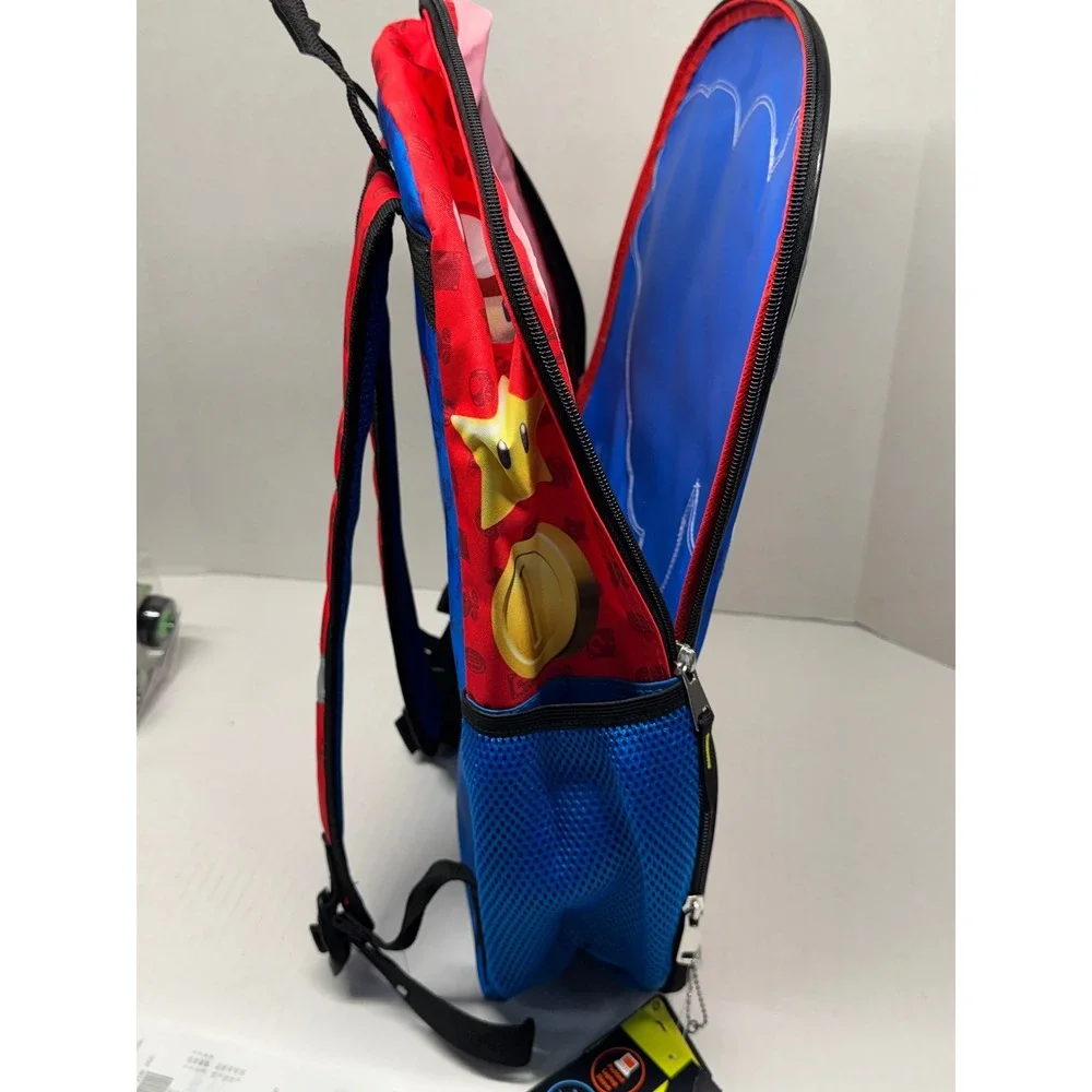 Nintendo Super Mario Luigi Yoshi 17 Inch Backpack Laptop Sleeve NWT